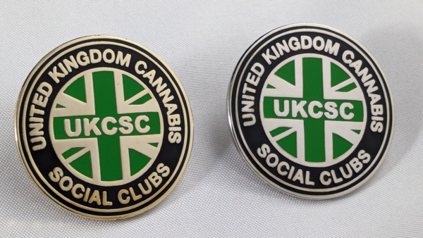 ukcsc logo enamel pin badge